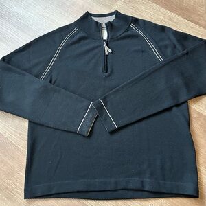 Horny Toad Men's Black Zip-Up Sweater